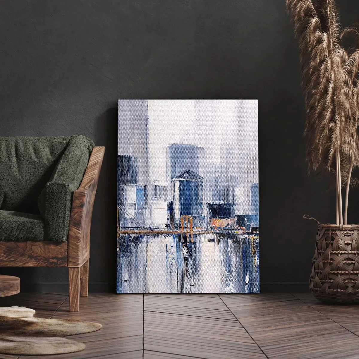 Canvastavla - Bild på duk - New York-impression - 55x100 cm