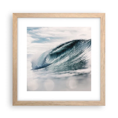 Affisch i ram av ljusek - Vattentopp - 30x30 cm