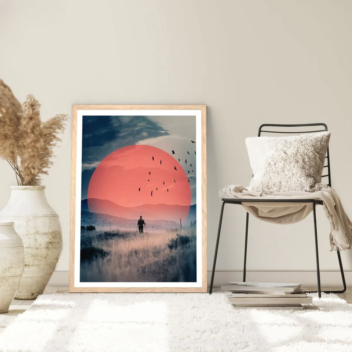 Affisch i ram av ljusek - I sina essen - 61x91 cm