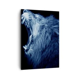 Canvastavla - Bild på duk - Kungens brinnande ilska - 50x70 cm