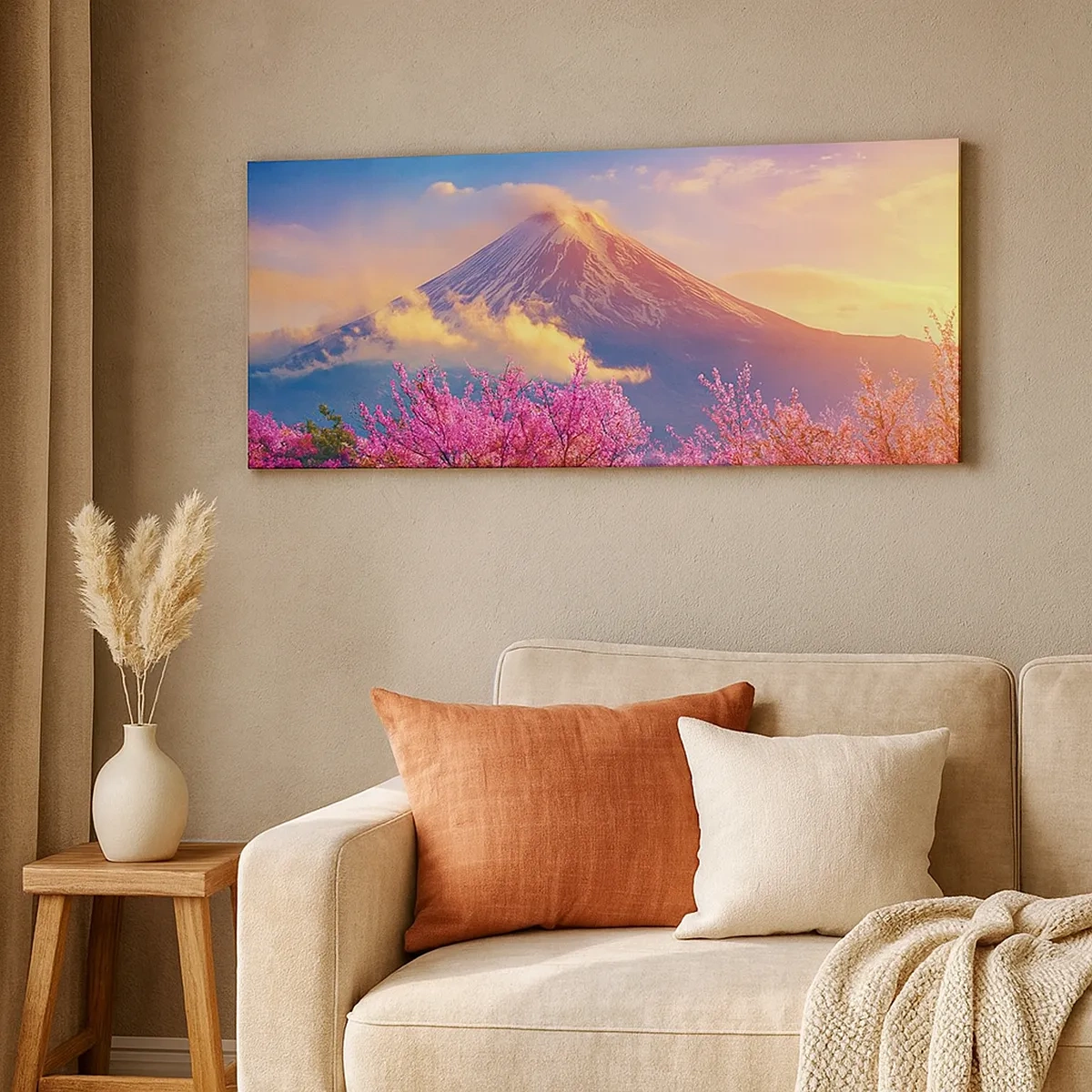 Canvastavla - Bild på duk - I förundran, i dimman - 30x30 cm