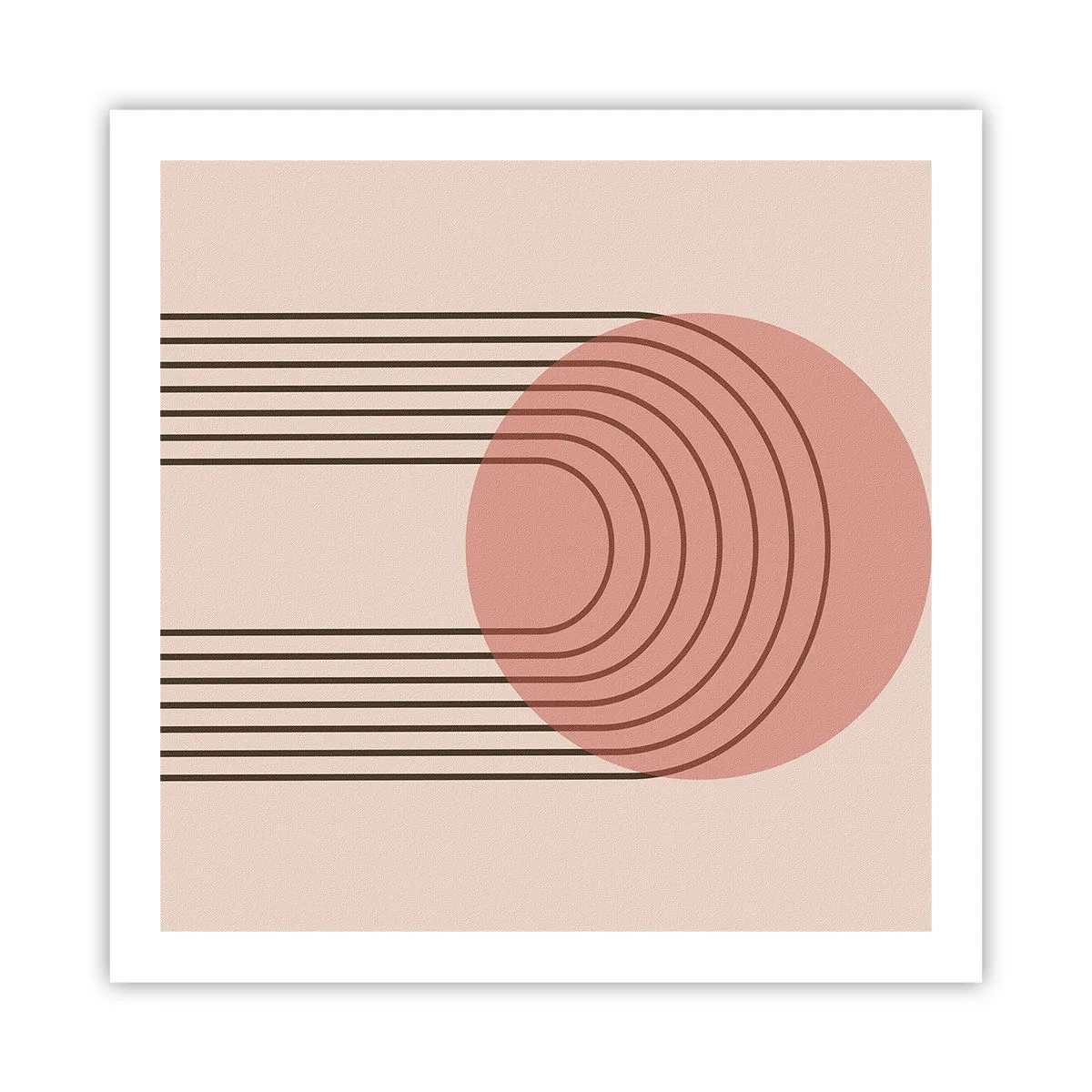 Affisch - Ostoppad attraktionskraft - 60x60 cm