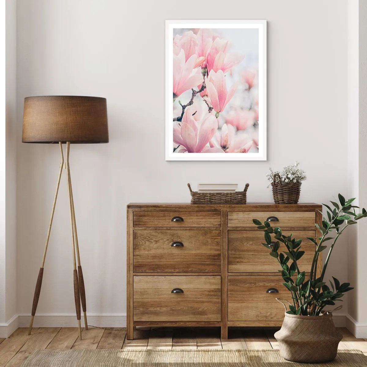 Affisch i vit ram - Perfekt subtilitet - 70x100 cm