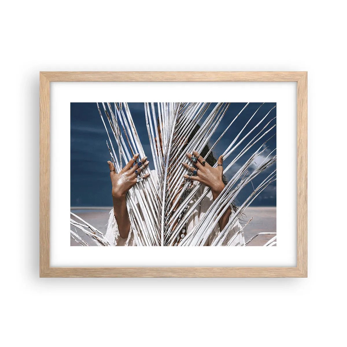 Affisch i ram av ljusek - Schamanens flickvän? - 40x30 cm