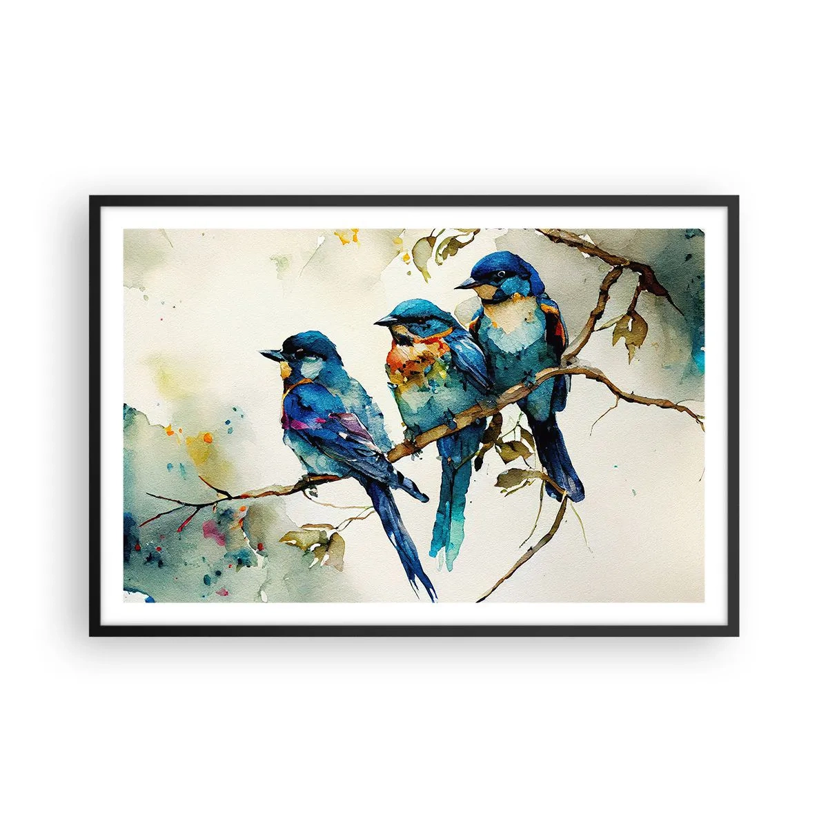 Affisch i svart ram - Sur? - 91x61 cm