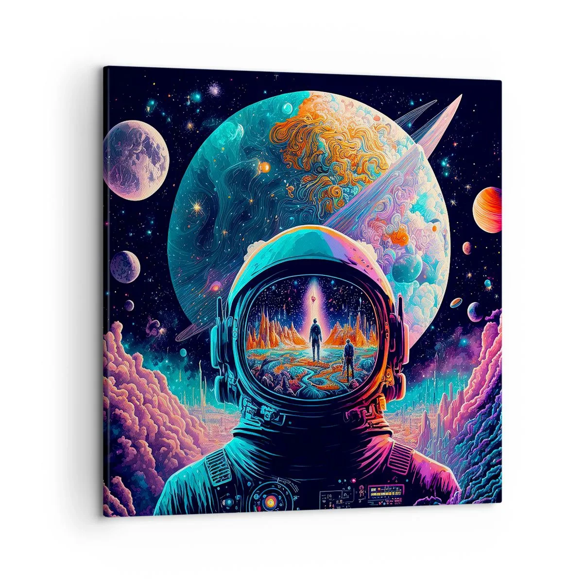 Canvastavla - Bild på duk - Filosofer har aldrig drömt - 50x50 cm
