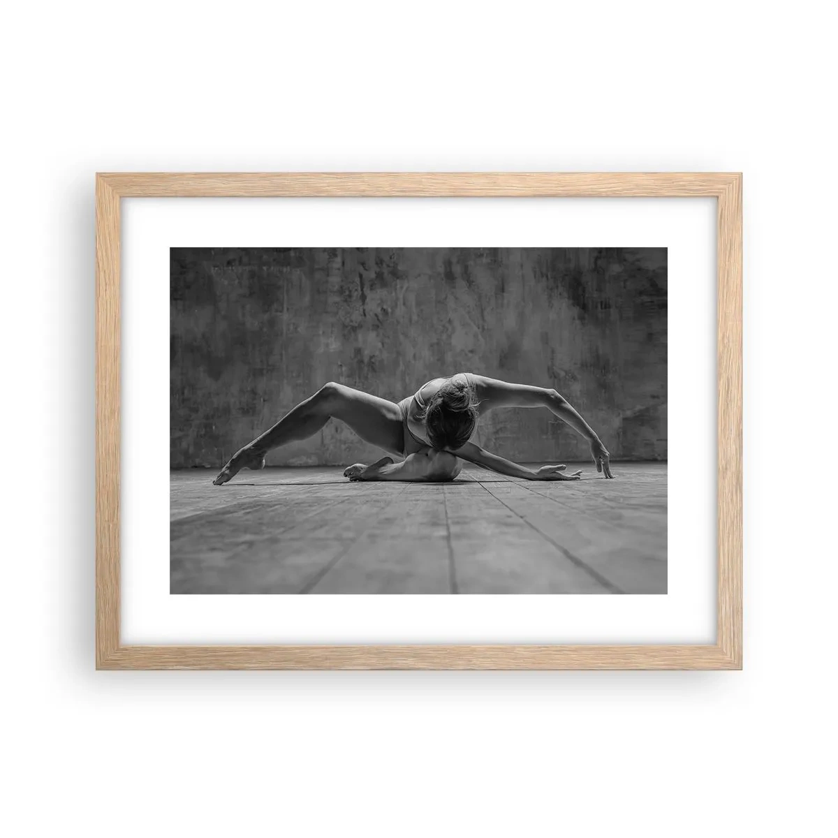 Affisch i ram av ljusek - Upphittad symmetri - 40x30 cm