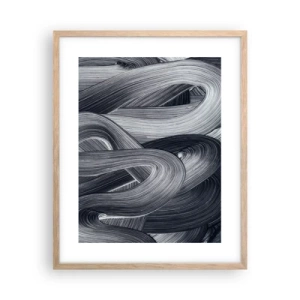 Affisch i ram av ljusek - Verklighetens flythet - 40x50 cm