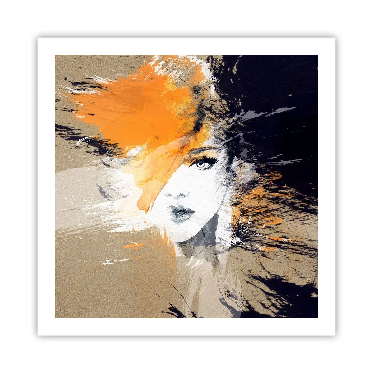 Affisch - Och så blir det ljus - 60x60 cm