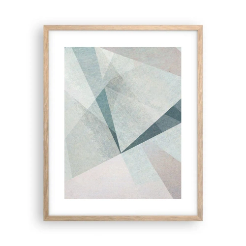 Affisch i ram av ljusek - Lugnt trots dynamiskt - 40x50 cm