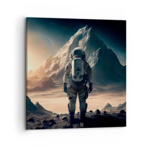 Canvastavla - Bild på duk - En ny utmaning - 70x70 cm