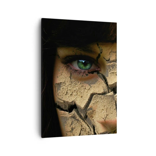 Canvastavla - Bild på duk - Beundran och skräck samtidigt - 50x70 cm
