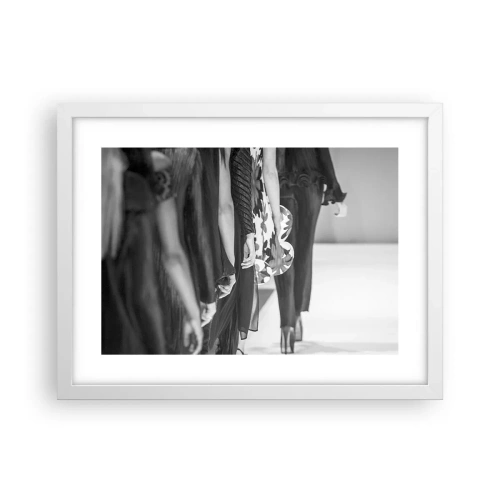 Affisch i vit ram - En elegant parad - 40x30 cm