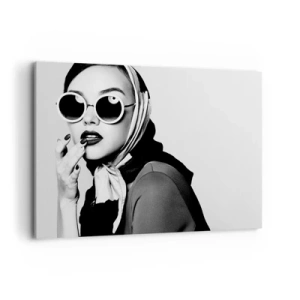 Canvastavla - Bild på duk - Hälsningar från 60-talet - 100x70 cm