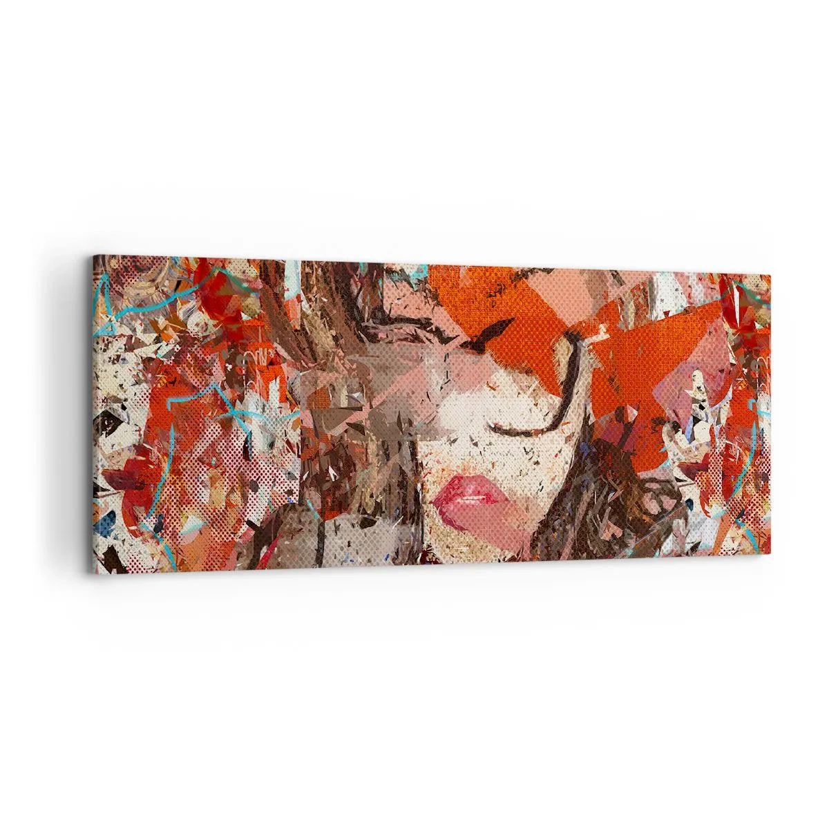 Canvastavla - Bild på duk - Ingen vet på riktigt hurdan du är - 100x40 cm