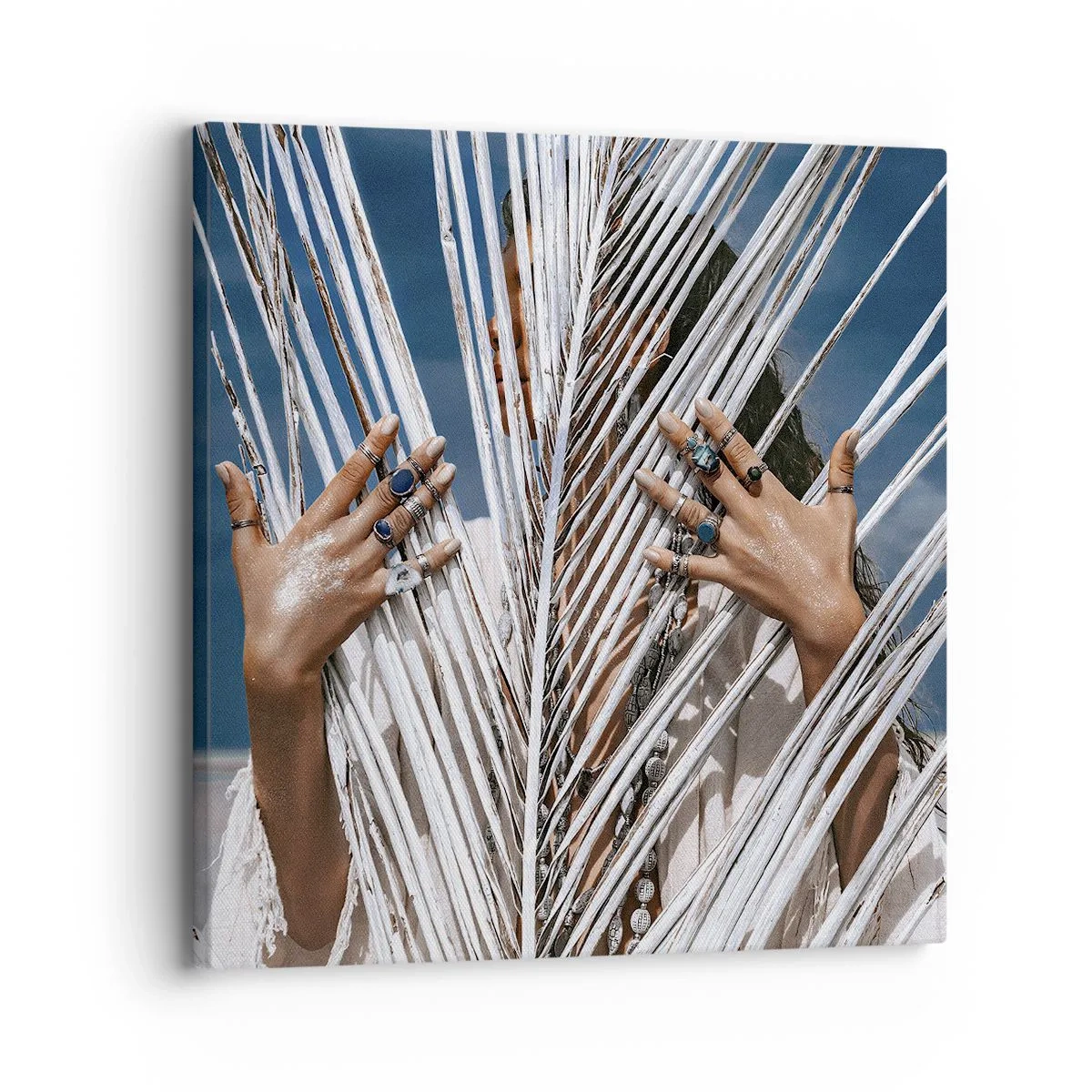 Canvastavla - Bild på duk - Schamanens flickvän? - 30x30 cm