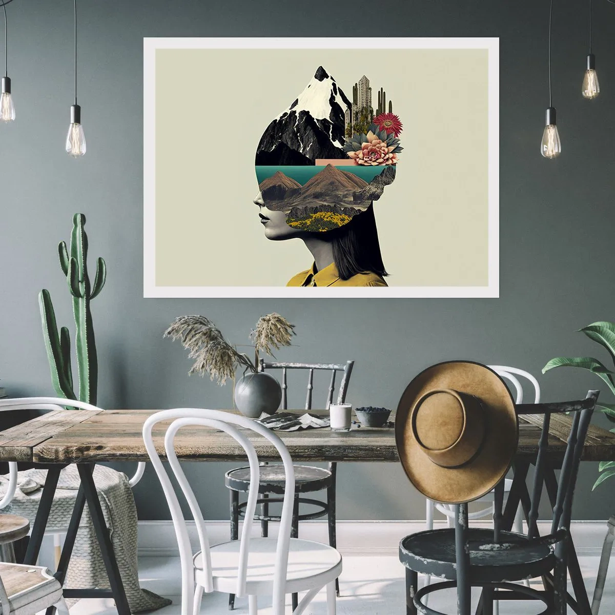 Affisch - Kvinnan - alltid ett mysterium - 100x70 cm