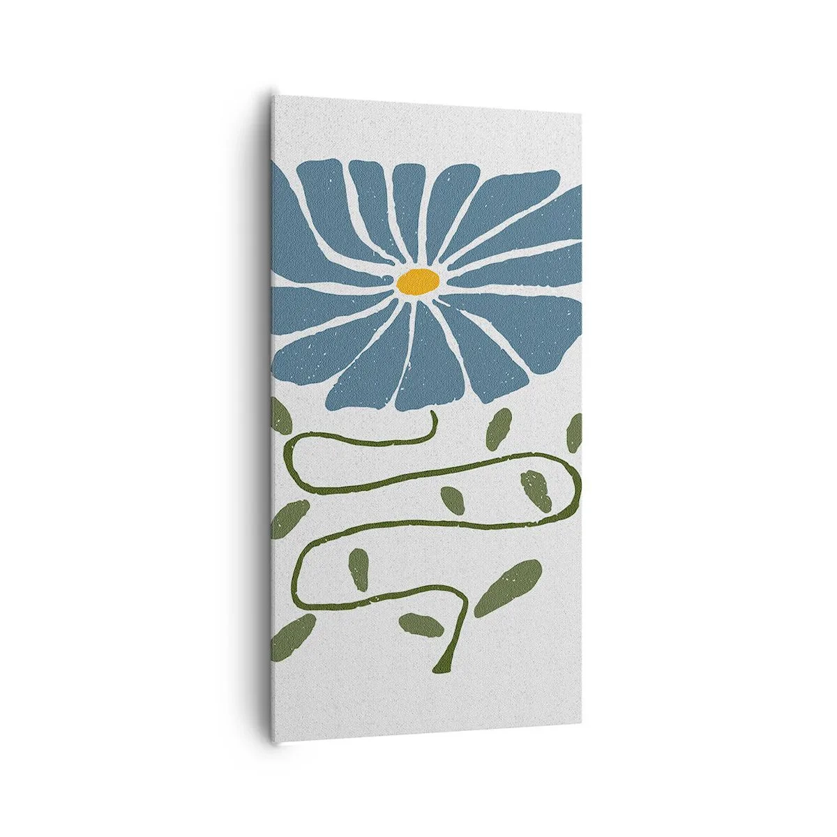 Canvastavla - Bild på duk - Kvist till blomma - 65x120 cm