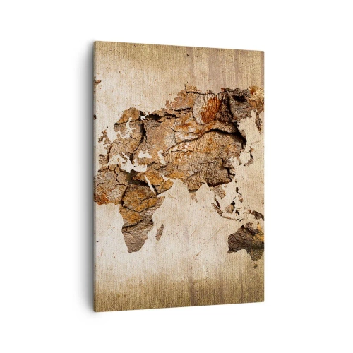 Canvastavla - Bild på duk - Världsupptäckt - 50x70 cm