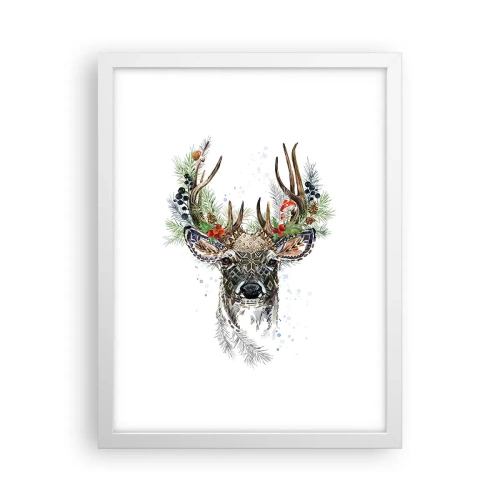 Affisch i vit ram - I högtidskläder - 30x40 cm