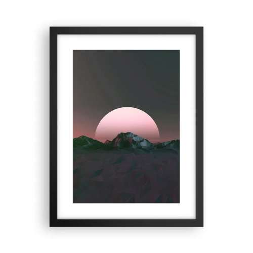Affisch i svart ram - I den granliggande galaxen - 30x40 cm