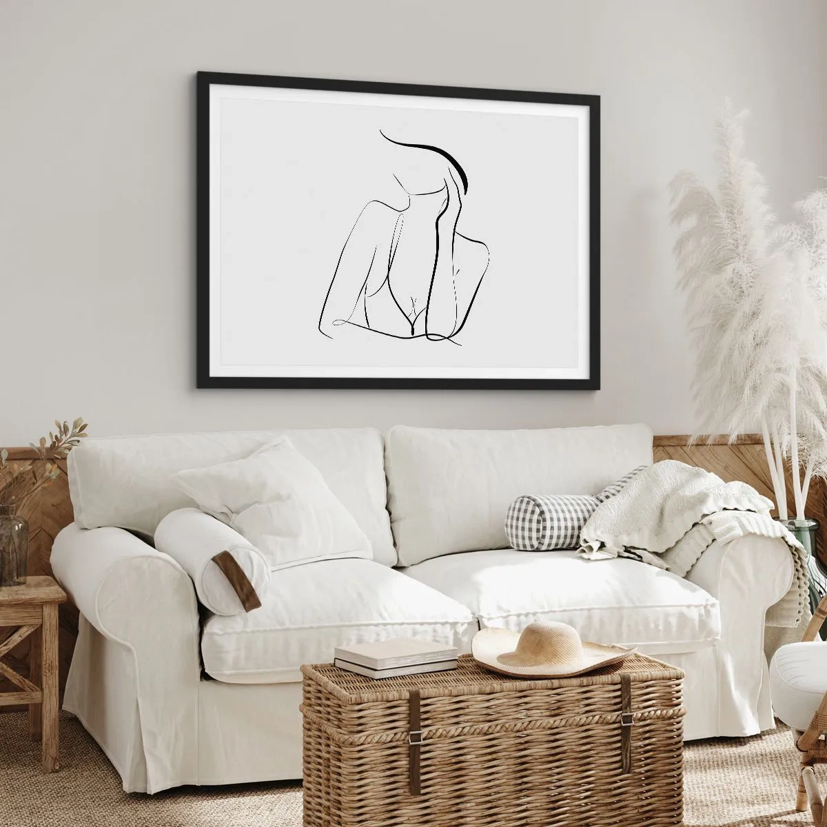 Affisch i svart ram - På drömvågen - 91x61 cm