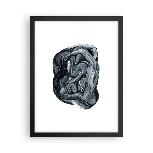 Affisch i svart ram - Det är inte så enkelt - 30x40 cm
