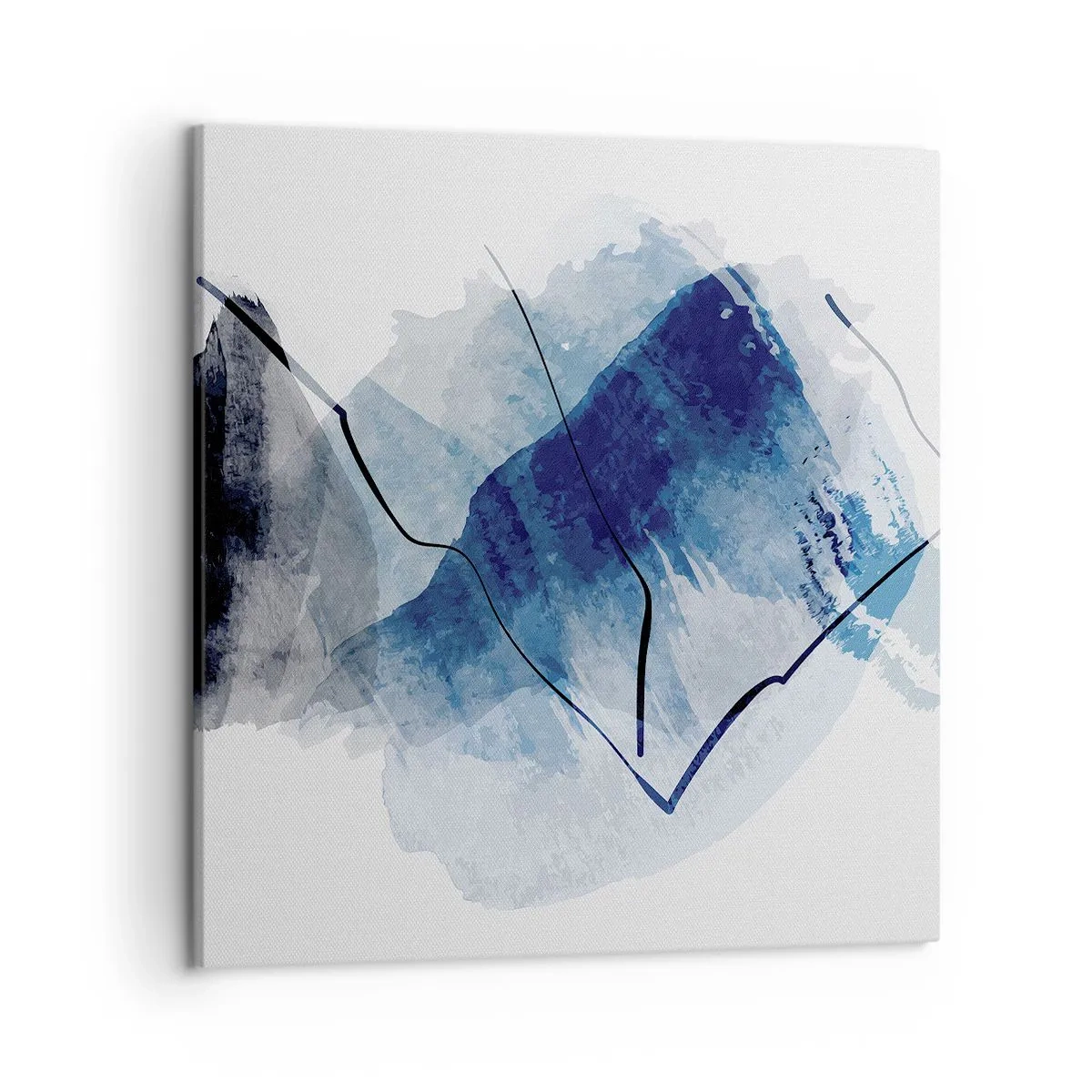 Canvastavla - Bild på duk - Isberg - 50x50 cm