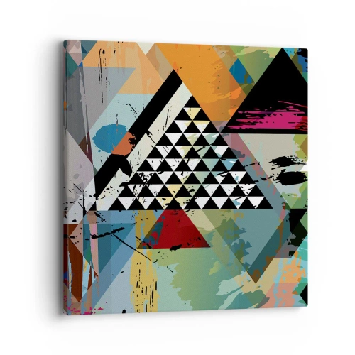 Canvastavla - Bild på duk - Det är så enkelt - 40x40 cm