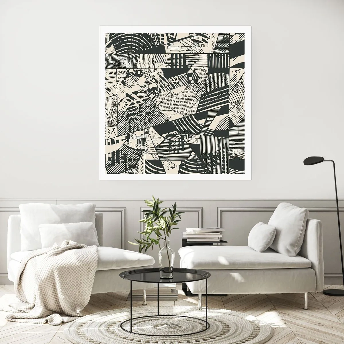 Affisch - Nutidens dynamik - 60x60 cm