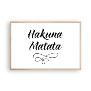 Affisch i ram av ljusek - Bästa rådet - 91x61 cm