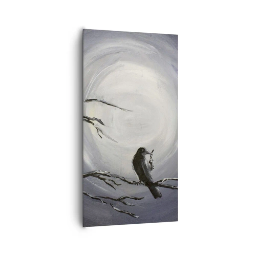 Canvastavla - Bild på duk - Nyckeln till nattens hemlighet - 65x120 cm