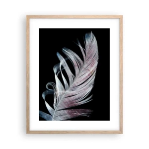 Affisch i ram av ljusek - Tänk på smekning - 40x50 cm