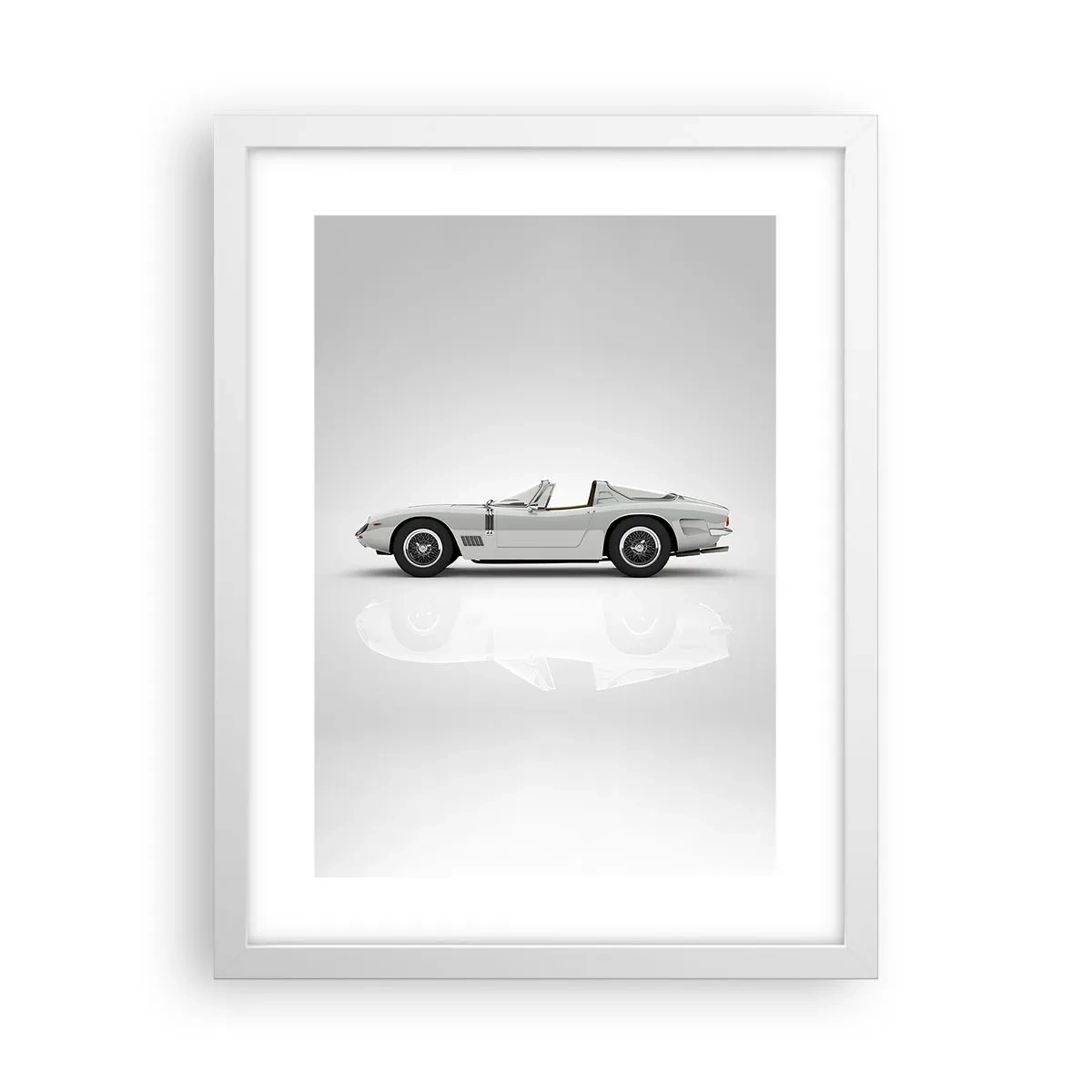 Affisch i vit ram - Ett löfte om lek - 30x40 cm