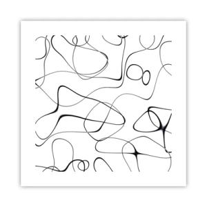 Affisch - Livets stigar, ödets tur - 40x40 cm