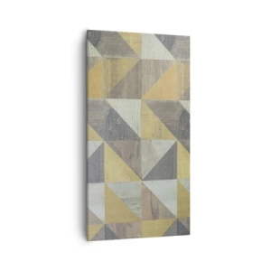 Canvastavla - Bild på duk - Under triangelns vinkel - 55x100 cm