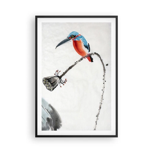 Affisch i svart ram - Ängens liv - 61x91 cm