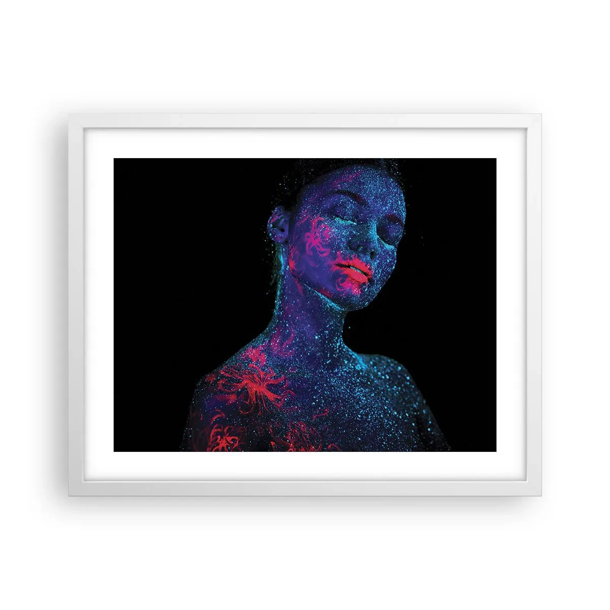 Affisch i vit ram - I sjärndammet - 50x40 cm