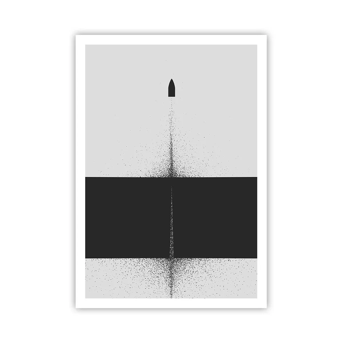 Affisch - Rakt mot målet - 70x100 cm