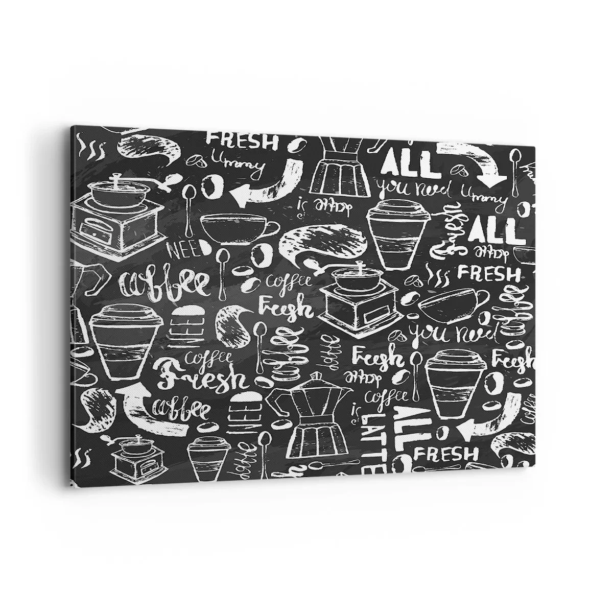 Canvastavla - Bild på duk - All you need is… - 100x70 cm