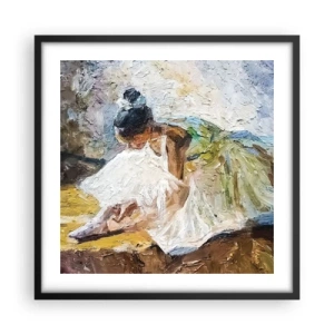 Affisch i svart ram - Från Degas tavla - 50x50 cm