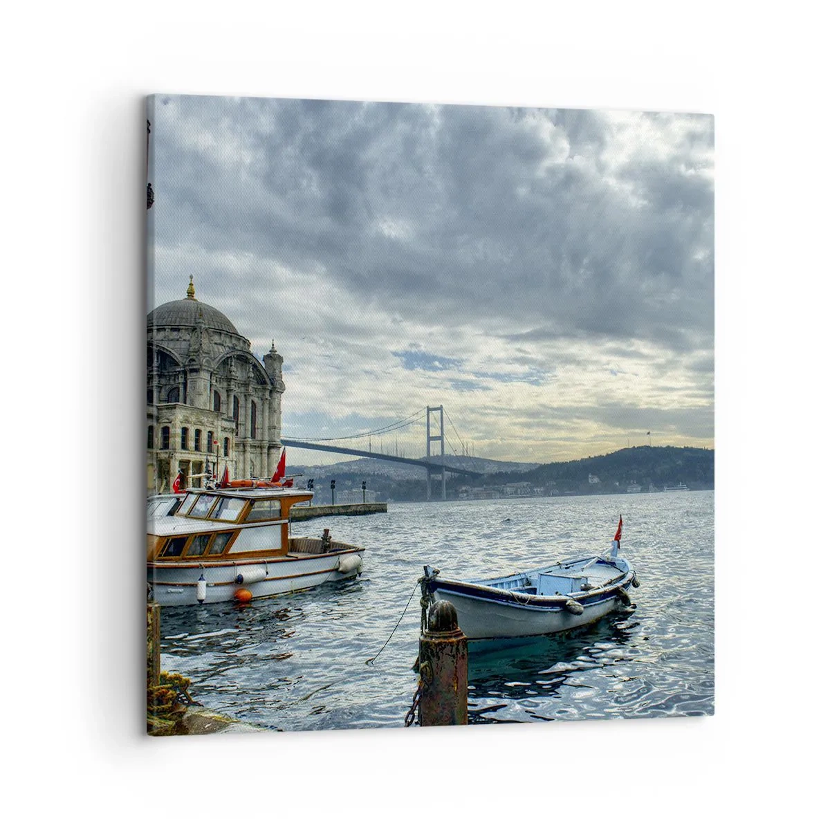 Canvastavla - Bild på duk - På gränsen mellan världarna - 50x50 cm