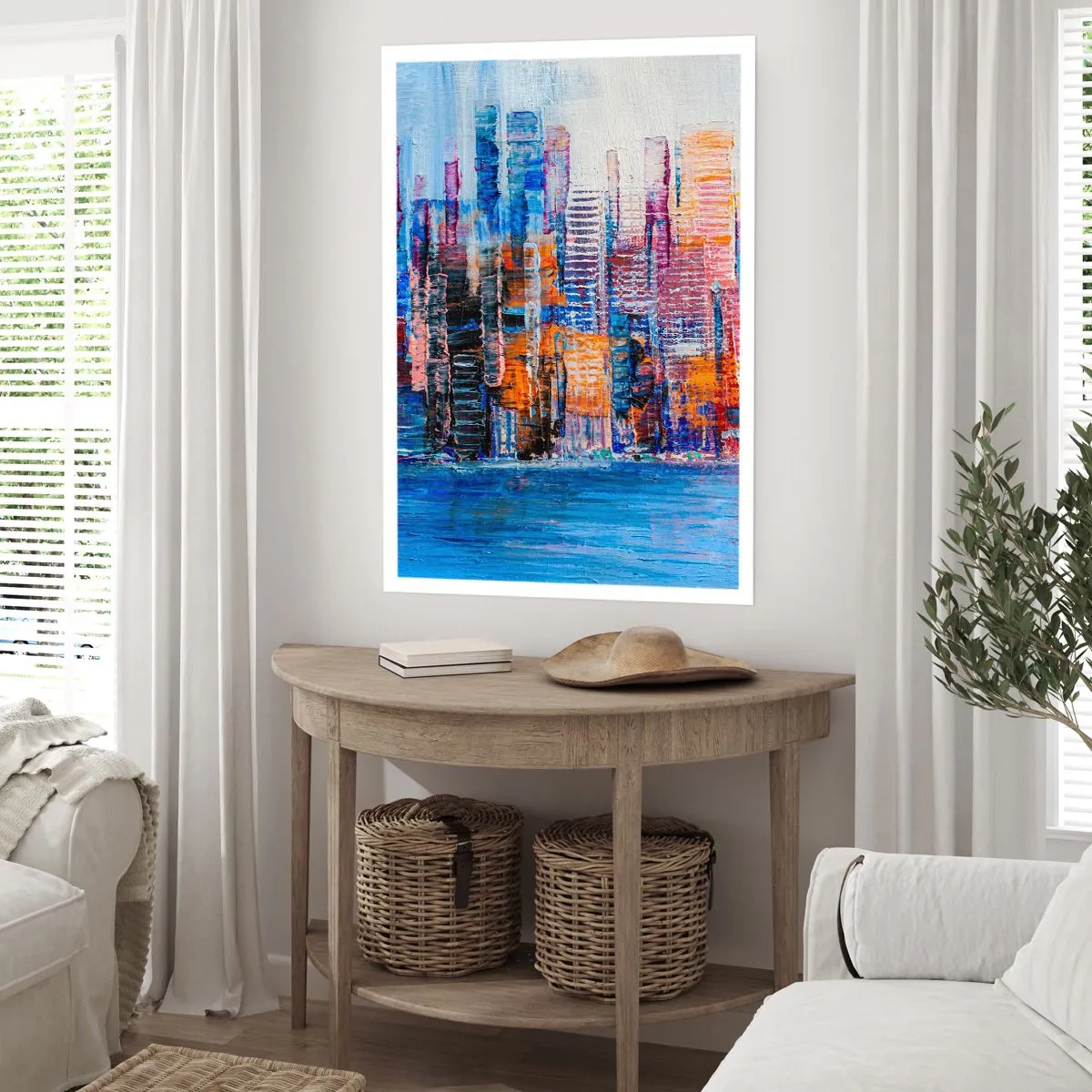 Affisch - En glädjefylld metropol - 61x91 cm