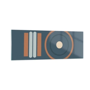 Glastavla - Bild på glas - Sakens kärna - 140x50 cm