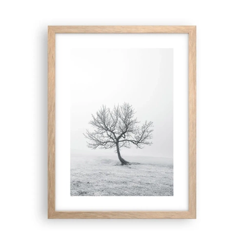 Affisch i ram av ljusek - Mot intet - 30x40 cm