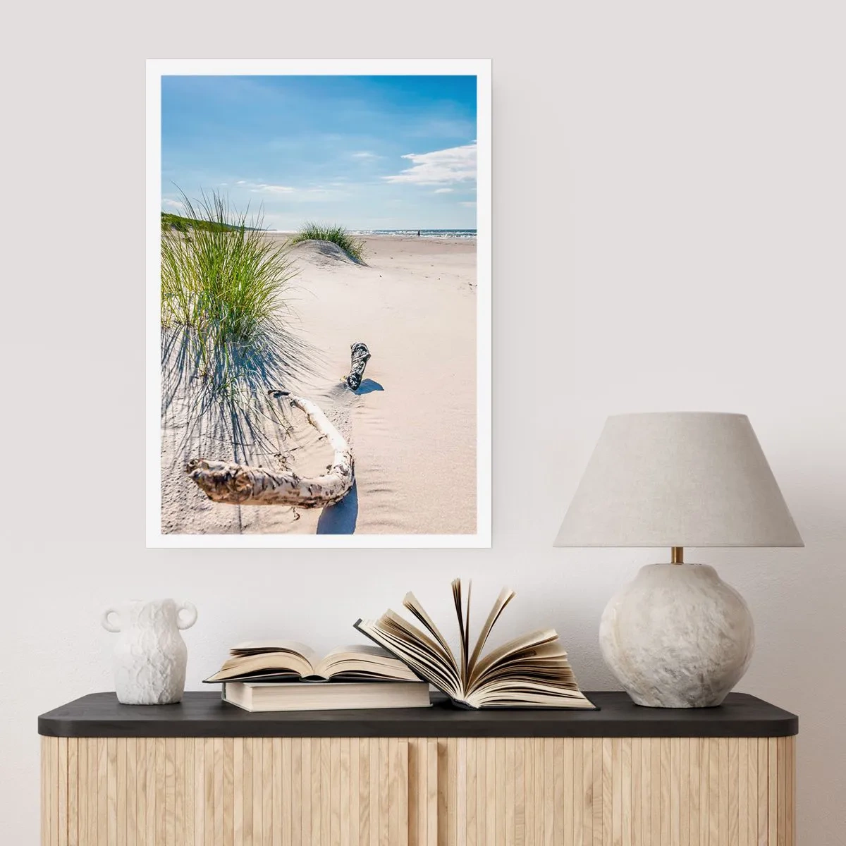 Affisch - Vackrast? Östersjöstrand - 50x70 cm