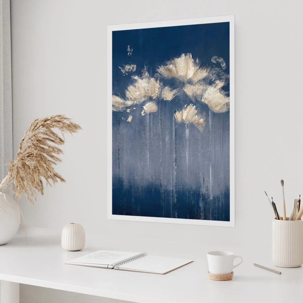 Affisch - Som kronblad i vinden - 70x100 cm