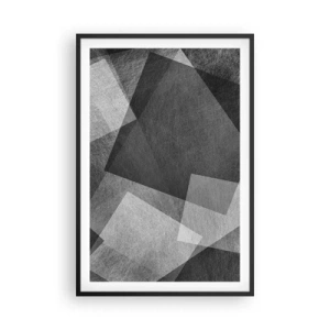 Affisch i svart ram - Den eviga symbolen för hållbarhet och ordning - 61x91 cm