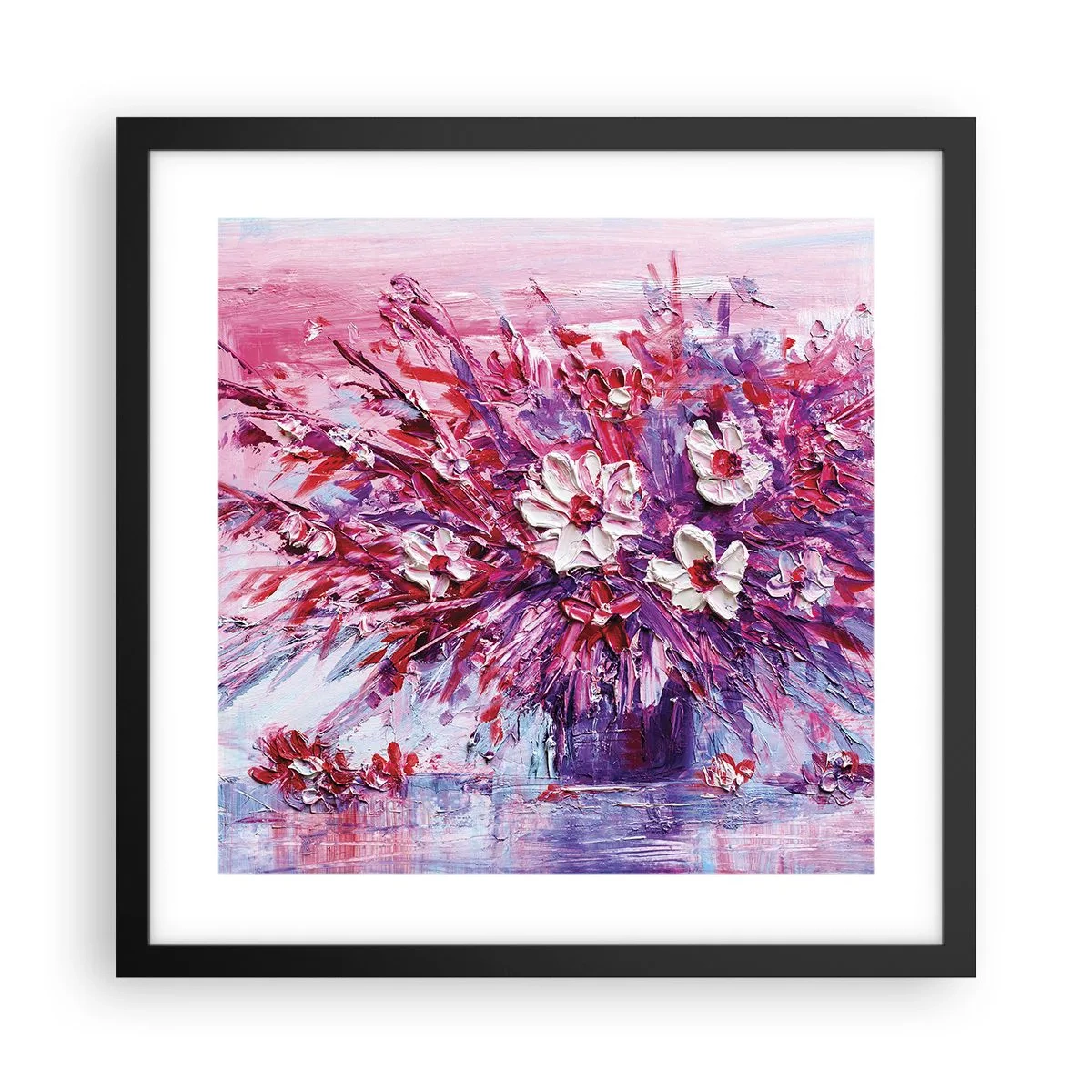 Affisch i svart ram - Oskuld och passion  - 40x40 cm