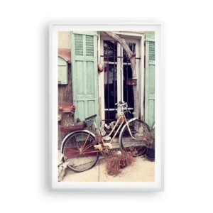 Affisch i vit ram - Länge leve provinsen - 61x91 cm